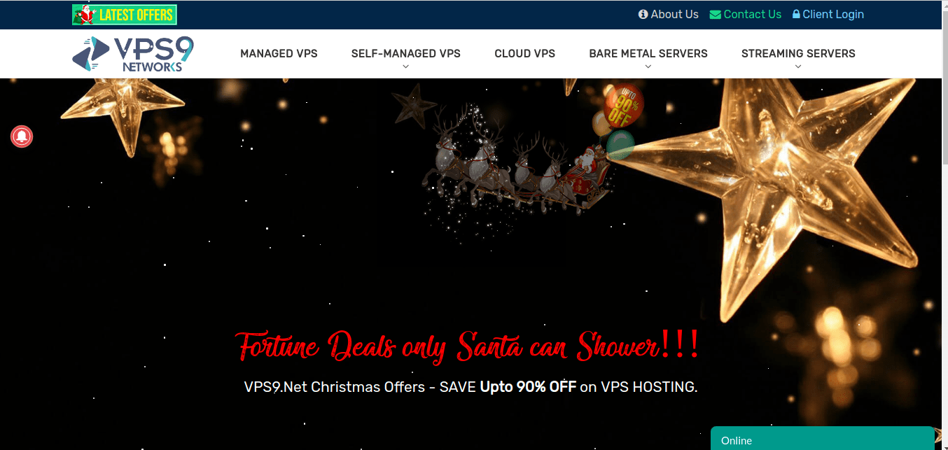 Christmas Offers Website Theme