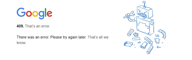 409 HTTP Error